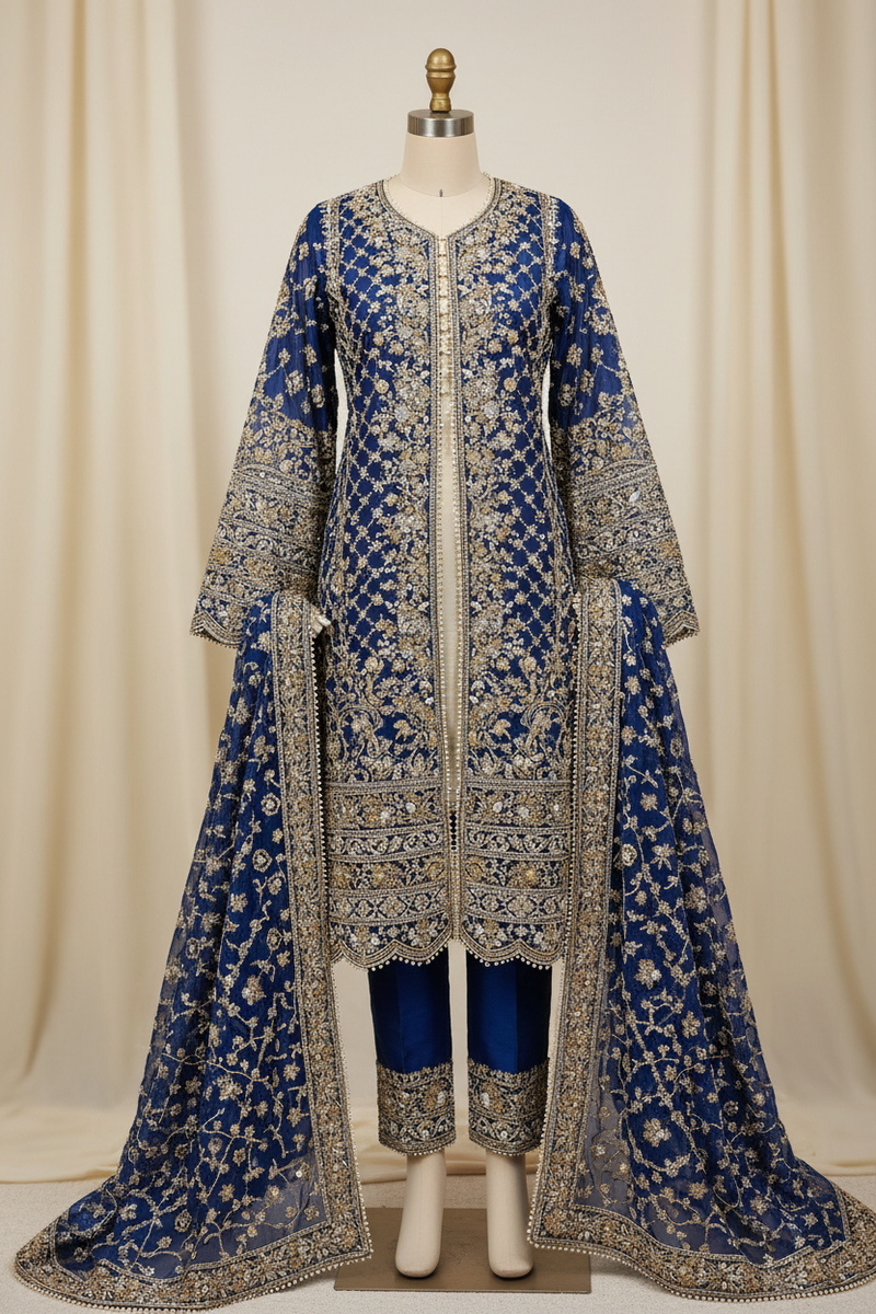 Fancy Wedding Wear - Blue